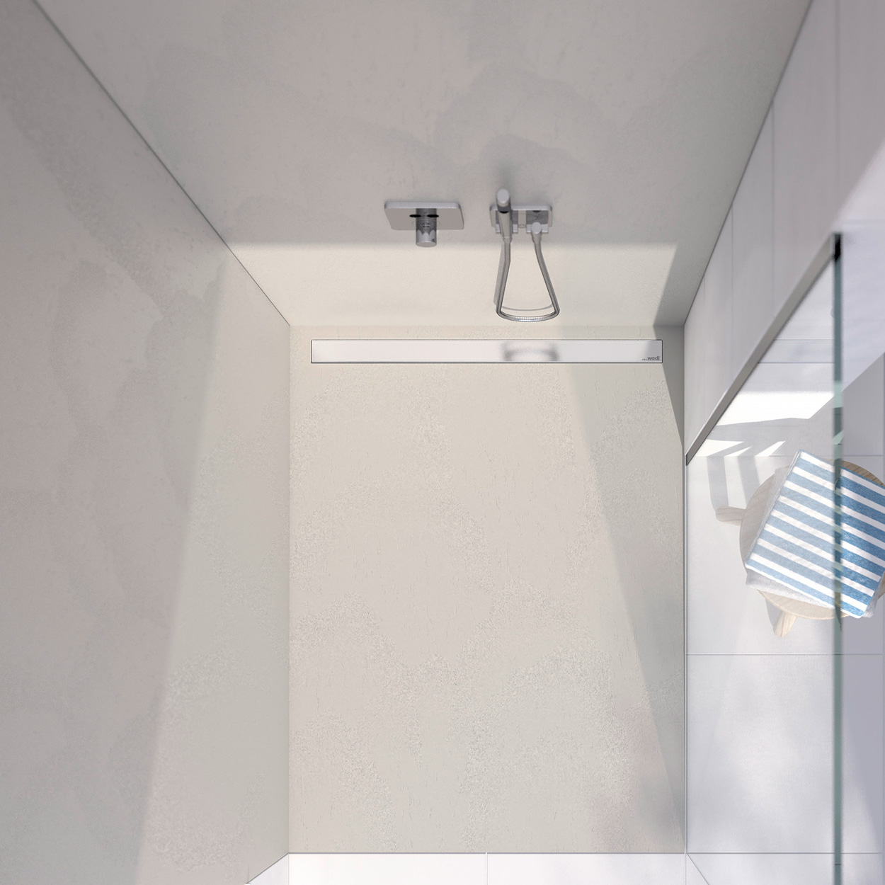 Wedi Top Wall Stone Grijs